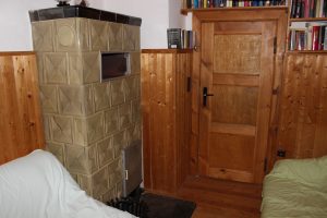 Uckermark Ferienhaus Lese- und Spielezimmer. Aufbettung möglich.